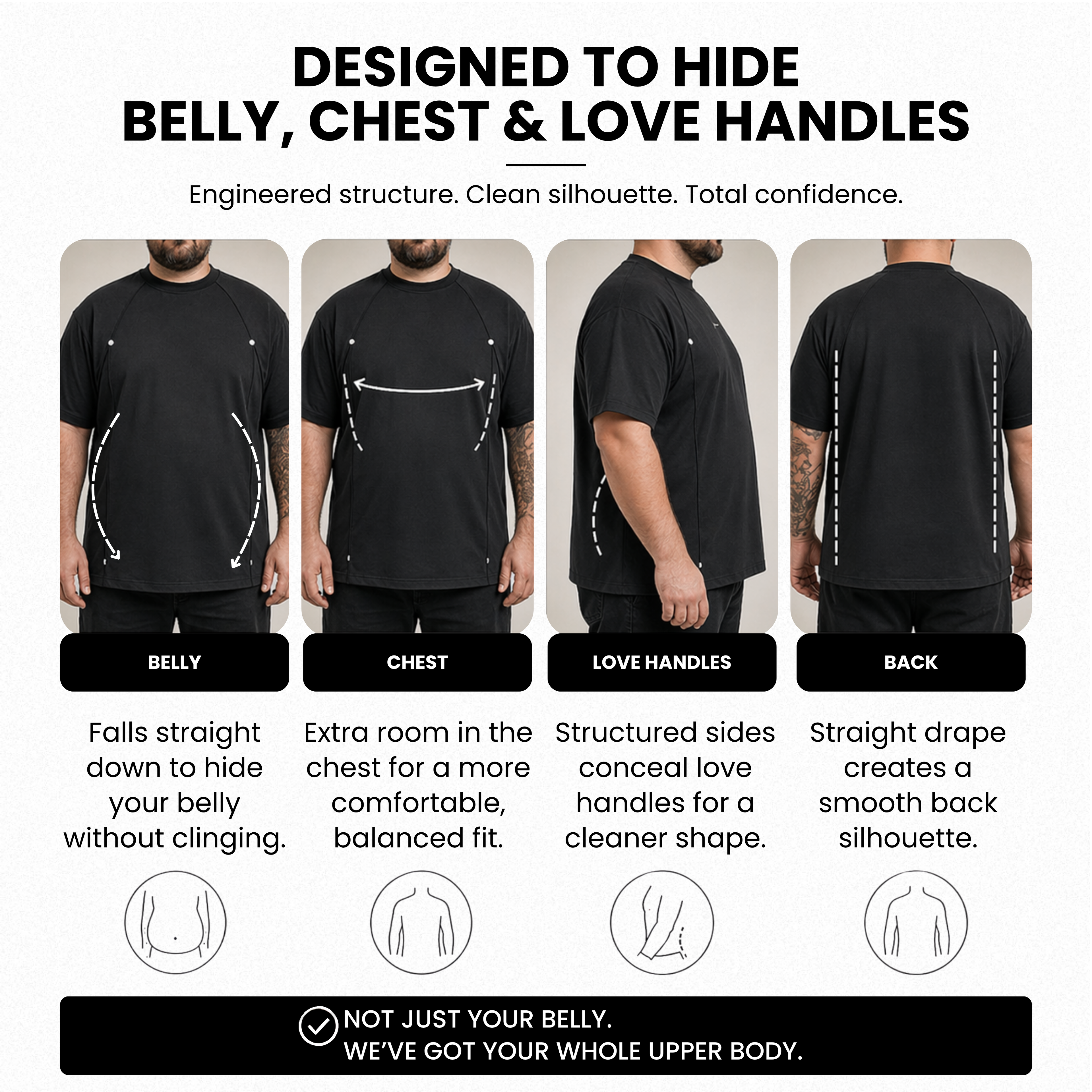 The Belly-Hiding Tee™