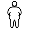 BACK FAT NOT VISIBLE