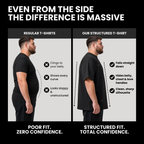 The Structured Tee, made for bigger bodies
