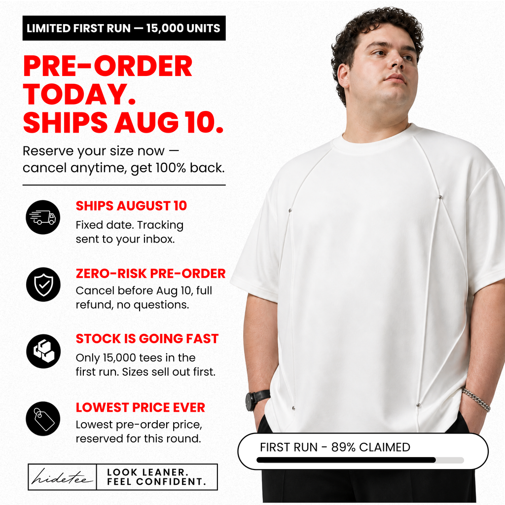 The Structured Tee, made for bigger bodies
